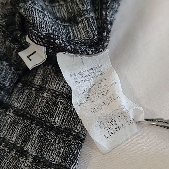 fab'rik cowlneck sweater blk & gray - Picture 9 of 10